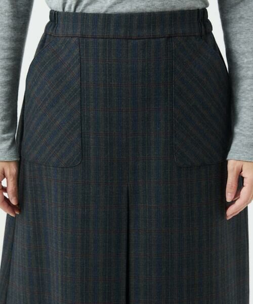 GIANNI LO GIUDICE / ジャンニ・ロ・ジュディチェ ロング・マキシ丈スカート | [洗える]レーヨン混ストレッチチェックスカート | 詳細18