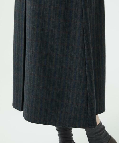 GIANNI LO GIUDICE / ジャンニ・ロ・ジュディチェ ロング・マキシ丈スカート | [洗える]レーヨン混ストレッチチェックスカート | 詳細21
