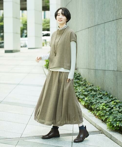 GIANNI LO GIUDICE / ジャンニ・ロ・ジュディチェ ロング・マキシ丈スカート | リファインガーゼスカート | 詳細20