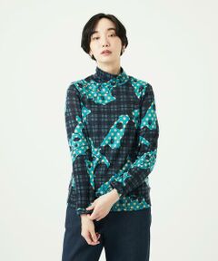 GIANNI LO GIUDICE / ジャンニ・ロ・ジュディチェ カットソー | [洗える・日本製]ウールガーゼ天竺イタリアプリントカットソー