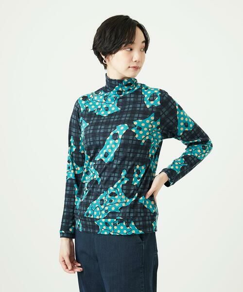 GIANNI LO GIUDICE / ジャンニ・ロ・ジュディチェ カットソー | [洗える・日本製]ウールガーゼ天竺イタリアプリントカットソー | 詳細12