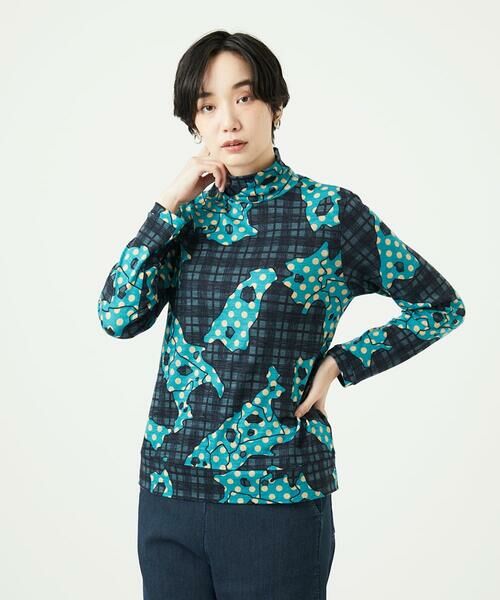 GIANNI LO GIUDICE / ジャンニ・ロ・ジュディチェ カットソー | [洗える・日本製]ウールガーゼ天竺イタリアプリントカットソー | 詳細13