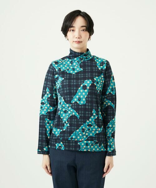 GIANNI LO GIUDICE / ジャンニ・ロ・ジュディチェ カットソー | [洗える・日本製]ウールガーゼ天竺イタリアプリントカットソー | 詳細14