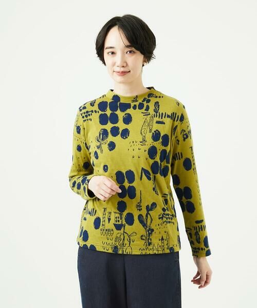 GIANNI LO GIUDICE / ジャンニ・ロ・ジュディチェ カットソー | [洗える・日本製]幾何柄両面選針カットソー | 詳細2