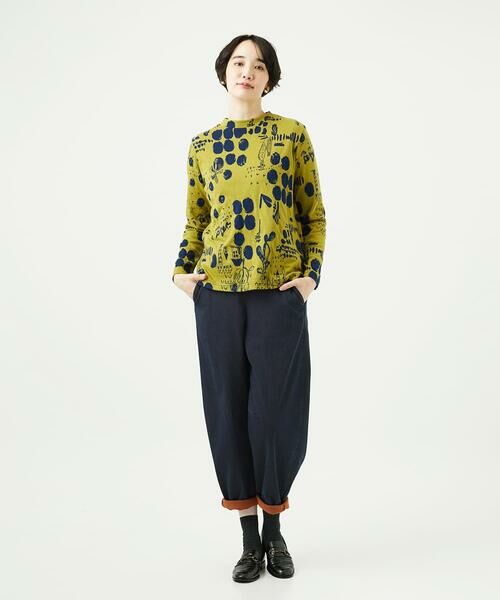 GIANNI LO GIUDICE / ジャンニ・ロ・ジュディチェ カットソー | [洗える・日本製]幾何柄両面選針カットソー | 詳細3