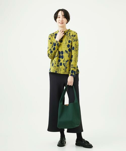 GIANNI LO GIUDICE / ジャンニ・ロ・ジュディチェ カットソー | [洗える・日本製]幾何柄両面選針カットソー | 詳細5