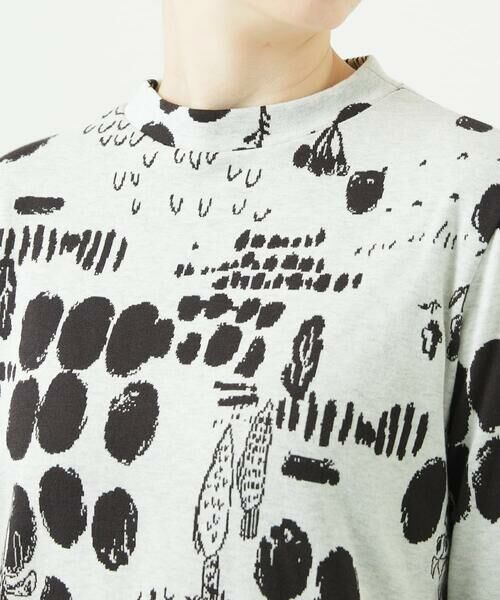 GIANNI LO GIUDICE / ジャンニ・ロ・ジュディチェ カットソー | [洗える・日本製]幾何柄両面選針カットソー | 詳細11