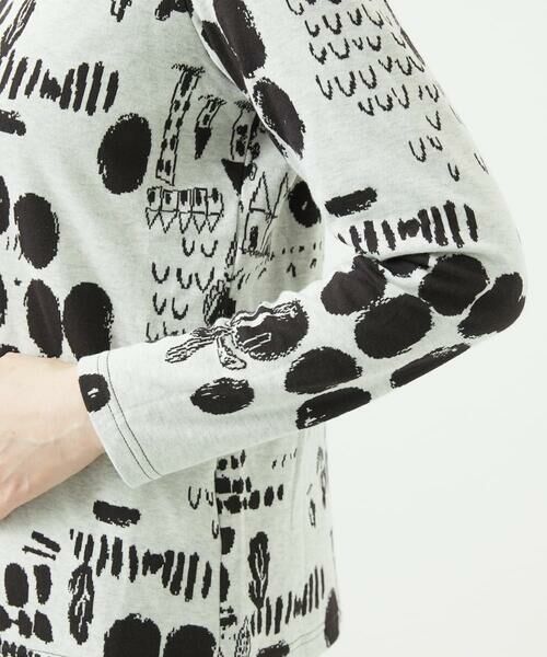 GIANNI LO GIUDICE / ジャンニ・ロ・ジュディチェ カットソー | [洗える・日本製]幾何柄両面選針カットソー | 詳細12