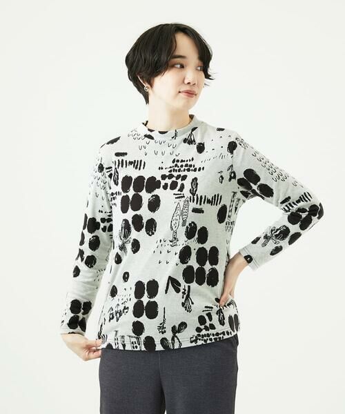 GIANNI LO GIUDICE / ジャンニ・ロ・ジュディチェ カットソー | [洗える・日本製]幾何柄両面選針カットソー | 詳細7