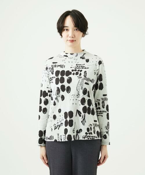 GIANNI LO GIUDICE / ジャンニ・ロ・ジュディチェ カットソー | [洗える・日本製]幾何柄両面選針カットソー | 詳細8