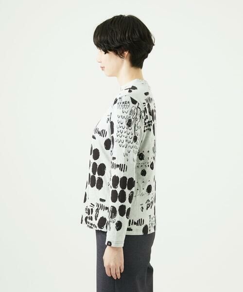 GIANNI LO GIUDICE / ジャンニ・ロ・ジュディチェ カットソー | [洗える・日本製]幾何柄両面選針カットソー | 詳細9