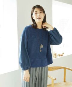 GIANNI LO GIUDICE / ジャンニ・ロ・ジュディチェ カットソー | [洗える]コットンスラブインレーカットソー