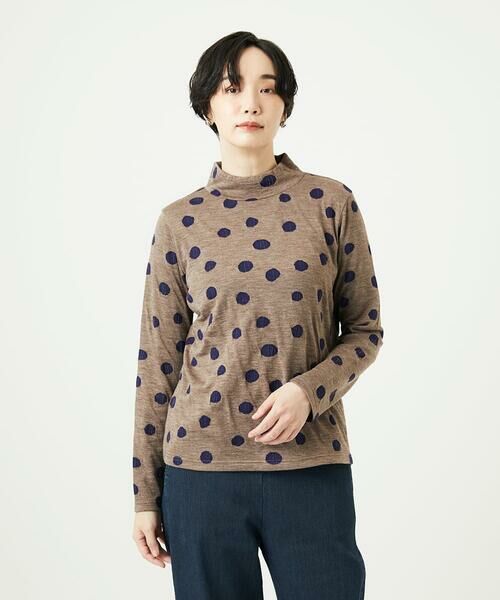 GIANNI LO GIUDICE / ジャンニ・ロ・ジュディチェ カットソー | [洗える・日本製]先染め接結ドットジャガードカットソー | 詳細2