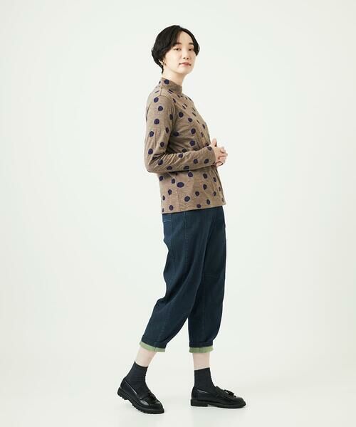 GIANNI LO GIUDICE / ジャンニ・ロ・ジュディチェ カットソー | [洗える・日本製]先染め接結ドットジャガードカットソー | 詳細4