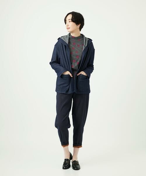 GIANNI LO GIUDICE / ジャンニ・ロ・ジュディチェ カットソー | [洗える・日本製]先染め接結ドットジャガードカットソー | 詳細11