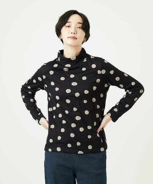 GIANNI LO GIUDICE / ジャンニ・ロ・ジュディチェ カットソー | [洗える・日本製]先染め接結ドットジャガードカットソー | 詳細13