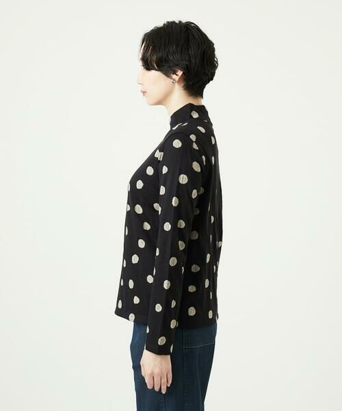 GIANNI LO GIUDICE / ジャンニ・ロ・ジュディチェ カットソー | [洗える・日本製]先染め接結ドットジャガードカットソー | 詳細15