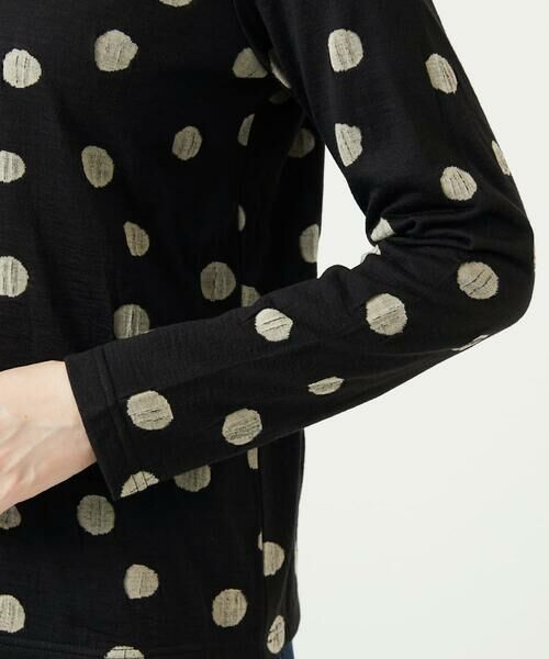 GIANNI LO GIUDICE / ジャンニ・ロ・ジュディチェ カットソー | [洗える・日本製]先染め接結ドットジャガードカットソー | 詳細18