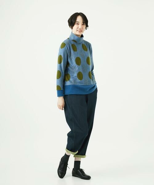GIANNI LO GIUDICE / ジャンニ・ロ・ジュディチェ カットソー | [洗える・日本製]起毛パイルジャガードドットトップス | 詳細3