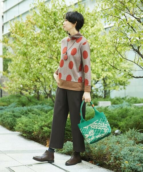 GIANNI LO GIUDICE / ジャンニ・ロ・ジュディチェ カットソー | [洗える・日本製]起毛パイルジャガードドットトップス | 詳細10