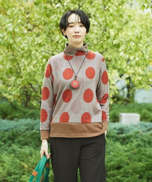 GIANNI LO GIUDICE / ジャンニ・ロ・ジュディチェ カットソー | [洗える・日本製]起毛パイルジャガードドットトップス | 詳細8