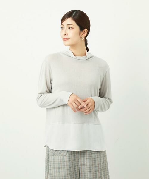 GIANNI LO GIUDICE / ジャンニ・ロ・ジュディチェ カットソー | [洗える・日本製]リヨセルウールガーゼフライスカットソー | 詳細15