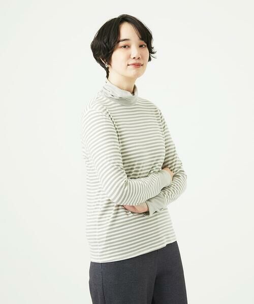 GIANNI LO GIUDICE / ジャンニ・ロ・ジュディチェ カットソー | [洗える・日本製]ラグウォームボーダーカットソー | 詳細6