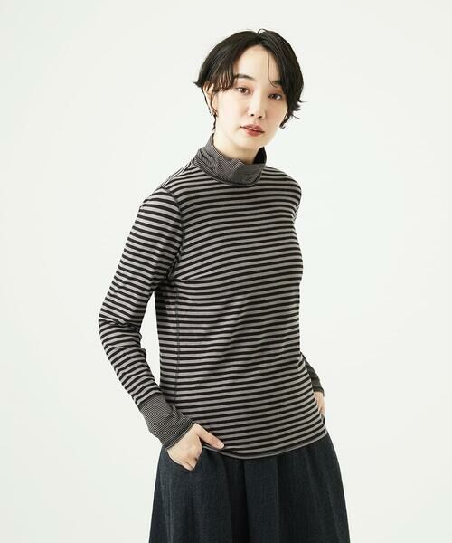 GIANNI LO GIUDICE / ジャンニ・ロ・ジュディチェ カットソー | [洗える・日本製]ラグウォームボーダーカットソー | 詳細15
