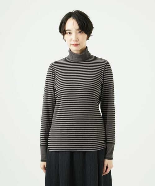 GIANNI LO GIUDICE / ジャンニ・ロ・ジュディチェ カットソー | [洗える・日本製]ラグウォームボーダーカットソー | 詳細16
