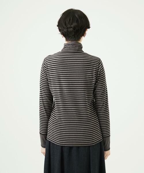 GIANNI LO GIUDICE / ジャンニ・ロ・ジュディチェ カットソー | [洗える・日本製]ラグウォームボーダーカットソー | 詳細18