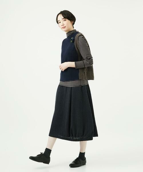 GIANNI LO GIUDICE / ジャンニ・ロ・ジュディチェ カットソー | [洗える・日本製]ラグウォームボーダーカットソー | 詳細26