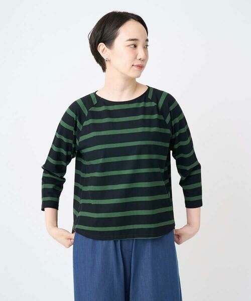 GIANNI LO GIUDICE / ジャンニ・ロ・ジュディチェ カットソー | [洗える・日本製]抜染ボーダープリントカットソー | 詳細2