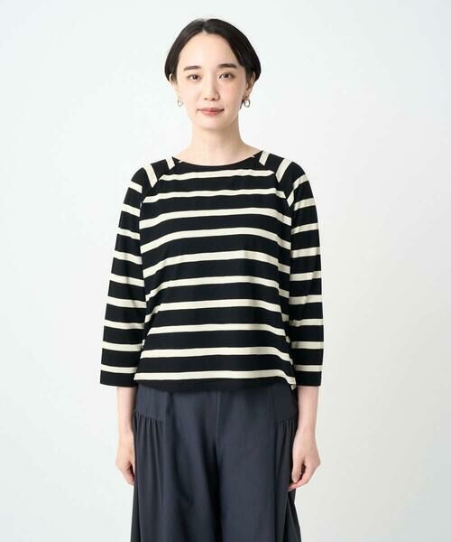 GIANNI LO GIUDICE / ジャンニ・ロ・ジュディチェ カットソー | [洗える・日本製]抜染ボーダープリントカットソー | 詳細19