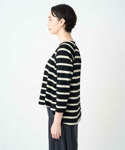 GIANNI LO GIUDICE / ジャンニ・ロ・ジュディチェ カットソー | [洗える・日本製]抜染ボーダープリントカットソー | 詳細20