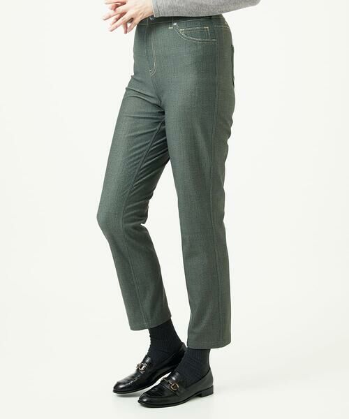 GIANNI LO GIUDICE / ジャンニ・ロ・ジュディチェ その他パンツ | [洗える・リバーシブル]デニムリバーツイードプリントパンツ | 詳細1