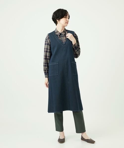 GIANNI LO GIUDICE / ジャンニ・ロ・ジュディチェ その他パンツ | [洗える・リバーシブル]デニムリバーツイードプリントパンツ | 詳細11