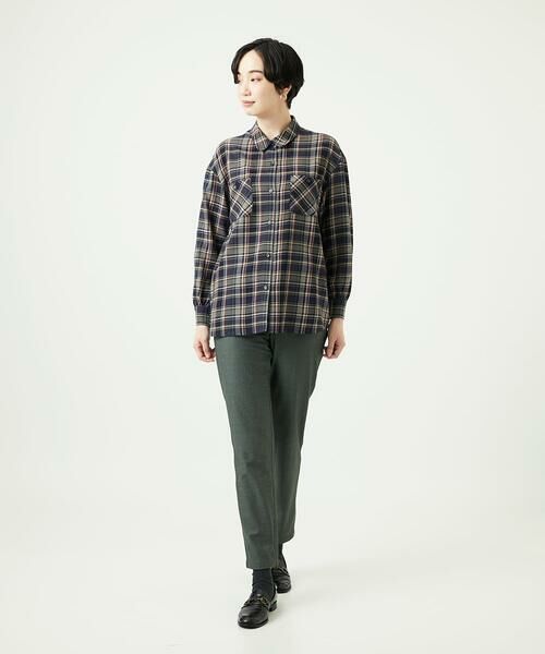 GIANNI LO GIUDICE / ジャンニ・ロ・ジュディチェ その他パンツ | [洗える・リバーシブル]デニムリバーツイードプリントパンツ | 詳細8