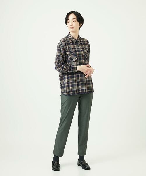 GIANNI LO GIUDICE / ジャンニ・ロ・ジュディチェ その他パンツ | [洗える・リバーシブル]デニムリバーツイードプリントパンツ | 詳細9