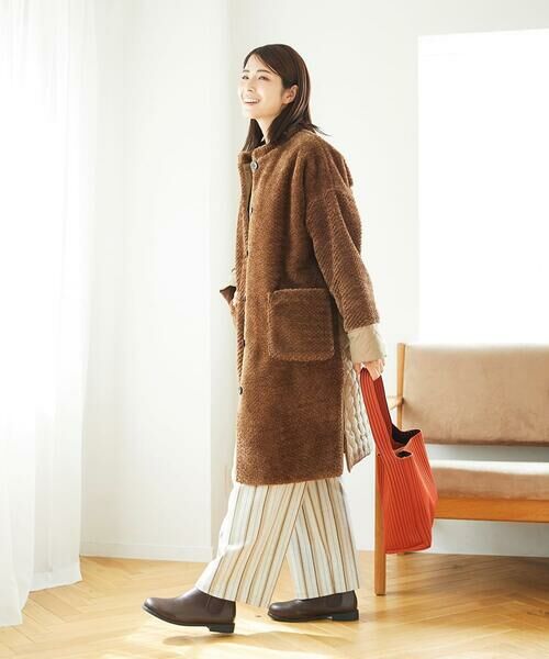 GIANNI LO GIUDICE / ジャンニ・ロ・ジュディチェ その他パンツ | [洗える・日本製]レーヨン混ストレッチストライプパンツ | 詳細12