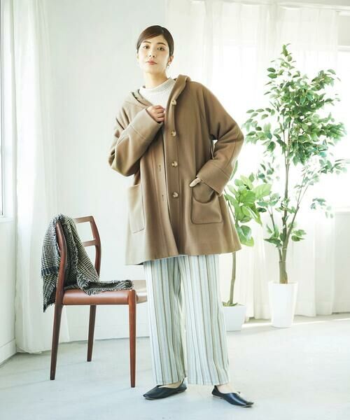 GIANNI LO GIUDICE / ジャンニ・ロ・ジュディチェ その他パンツ | [洗える・日本製]レーヨン混ストレッチストライプパンツ | 詳細7