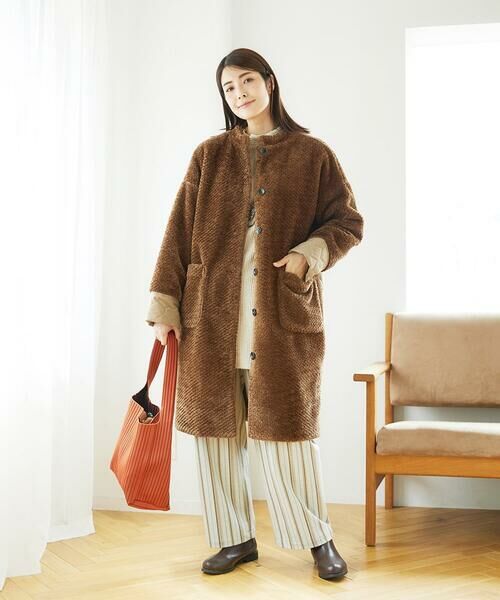 GIANNI LO GIUDICE / ジャンニ・ロ・ジュディチェ その他パンツ | [洗える・日本製]レーヨン混ストレッチストライプパンツ | 詳細8