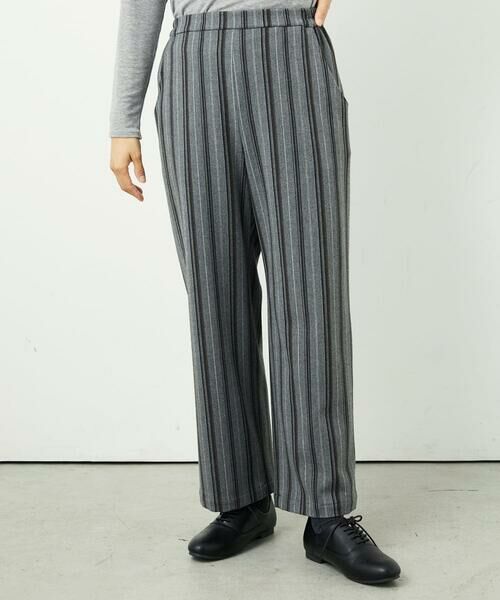 GIANNI LO GIUDICE / ジャンニ・ロ・ジュディチェ その他パンツ | [洗える・日本製]レーヨン混ストレッチストライプパンツ | 詳細19