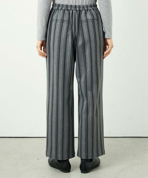 GIANNI LO GIUDICE / ジャンニ・ロ・ジュディチェ その他パンツ | [洗える・日本製]レーヨン混ストレッチストライプパンツ | 詳細23