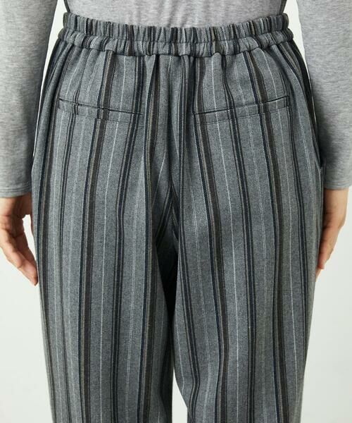 GIANNI LO GIUDICE / ジャンニ・ロ・ジュディチェ その他パンツ | [洗える・日本製]レーヨン混ストレッチストライプパンツ | 詳細25