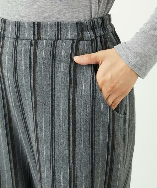 GIANNI LO GIUDICE / ジャンニ・ロ・ジュディチェ その他パンツ | [洗える・日本製]レーヨン混ストレッチストライプパンツ | 詳細26