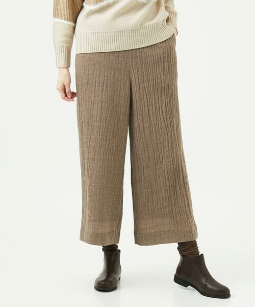 GIANNI LO GIUDICE/ジャンニ・ロ・ジュディチェ リファインガーゼパンツ ベージュ M