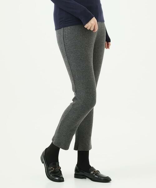 GIANNI LO GIUDICE / ジャンニ・ロ・ジュディチェ その他パンツ | [洗える・日本製]インターアクションウォームリブパンツ | 詳細1