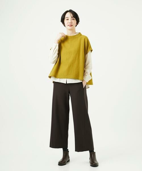 GIANNI LO GIUDICE / ジャンニ・ロ・ジュディチェ チノ・ワークパンツ | [洗える・日本製]プレスウォームストレッチパンツ | 詳細10