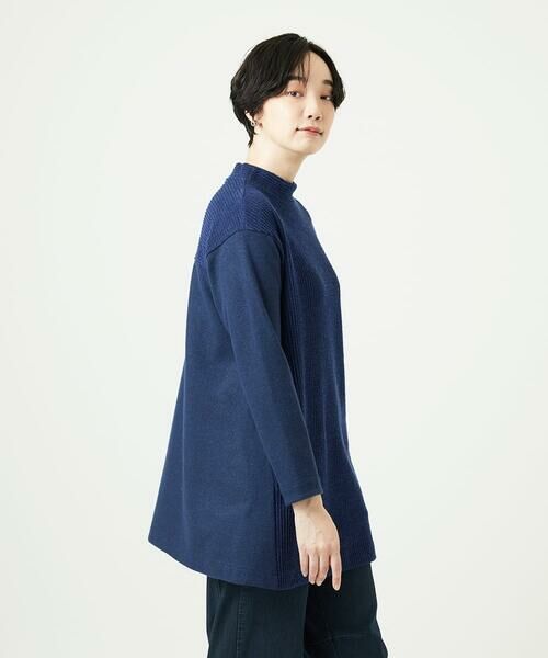 GIANNI LO GIUDICE / ジャンニ・ロ・ジュディチェ チュニック | [洗える]コットンスラブインレーチュニックカットソー | 詳細1