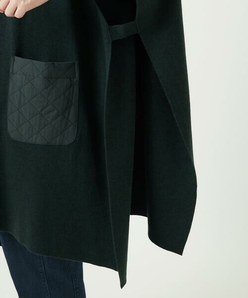 GIANNI LO GIUDICE / ジャンニ・ロ・ジュディチェ セットアップ | [洗える]キルトドッキングニットポンチョ | 詳細10
